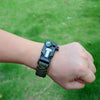 Survival Bracelet Outdoor Emergency  with Fire Starter Compass Whistle