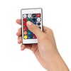 USB Rechargeable LED Square Column Night Light with Remote Control 16 Colors