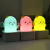 TW - L23 Rechargeable LED Night Lamp Patting Light Touch Sensor Silicone Bedroom