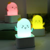 TW - L23 Rechargeable LED Night Lamp Patting Light Touch Sensor Silicone Bedroom