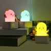 TW - L23 Rechargeable LED Night Lamp Patting Light Touch Sensor Silicone Bedroom