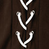 Drawstring Lace Up Solid Color Sleeveless Hoodie
