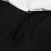 Round Collar Short Sleeve Keyhole Halloween Bat Plus Size Women Dress