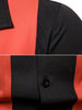 Patchwork Color Block Casual Shirt