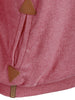 Drawstring Pocket Design Embroidered Hoodie