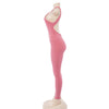 Scoop Neck Sleeveless Backless Bodycon Jumpsuit Women Yoga Clothes