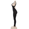 Scoop Neck Sleeveless Backless Bodycon Jumpsuit Women Yoga Clothes