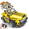 Creative 2 in 1 Electric DIY Assembled Building Blocks Car with Remote Control for Kids