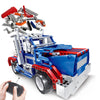 Creative 2 in 1 Electric DIY Assembled Building Blocks Car with Remote Control for Kids