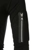 Zip Embellished Solid Color Hoodie