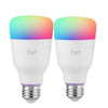 Yeelight 10W RGB E27 Wireless WiFi Control Smart Light Bulb 2pcs ( Xiaomi Ecosystem Product )
