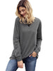 Lace Insert Shredding Sweatshirt