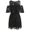 Self Tie Keyhole Mini Lace Dress