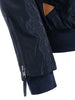 Stylish Hooded Long Sleeve Zip Up Spliced Women's Coat