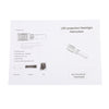 Handheld LED Flashlight Projection Lamp with 4 Slide Cards