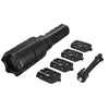 Handheld LED Flashlight Projection Lamp with 4 Slide Cards