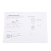 Handheld LED Flashlight Projection Lamp with 4 Slide Cards