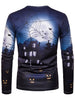 Halloween Night Printed Long Sleeve Tee