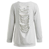 Lace Insert Shredding Sweatshirt