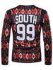 Number Letter Print Long Sleeve T-shirt