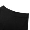 Off The Shoulder Asymmetric Overlap Solid Color Knit Poncho Women Pullover Blouse