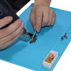 34 x 23cm Magnetic Heat Insulation Silicone Pad Desk Mat Maintenance Platform with Magnetic Section for BGA Soldering Repair Station