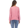Round Collar Long Sleeve Button Loose Women T-shirt
