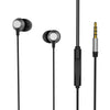 REMAX RM512 3.5mm Wired Music Earphone Heavy Bass In-ear Aluminum Alloy Earbuds with Mic and In-line Control