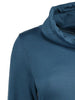 Petal Hem Drawstring Embroidered Sweatshirt