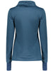 Petal Hem Drawstring Embroidered Sweatshirt