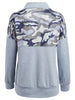 Kangaroo Pocket Printed Sweatshirt