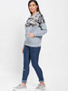 Kangaroo Pocket Printed Sweatshirt
