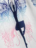 Dancing Girl Print A Line Dress