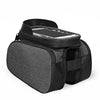 SAHOO 122007 Bike Frame Bag Cycling Top Tube Pannier with Cell Phone Holder