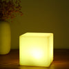 USB Rechargeable LED Cube Shape Night Light with Remote Control for Bedroom