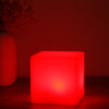USB Rechargeable LED Cube Shape Night Light with Remote Control for Bedroom