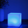 USB Rechargeable LED Cube Shape Night Light with Remote Control for Bedroom