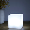 USB Rechargeable LED Cube Shape Night Light with Remote Control for Bedroom