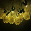 Iron Golden Pineapple LED String Lights Home Decor Light