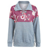 Kangaroo Pocket Printed Sweatshirt