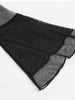 Sheer Mesh Insert Fit and Flare Dress