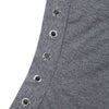 Drawstring Lace Up Solid Color Sleeveless Hoodie