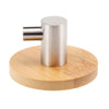Wall Mounted Bamboo Wooden Coat Hook Rack