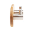 Wall Mounted Bamboo Wooden Coat Hook Rack