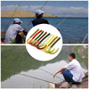 A FISH LURE Knife Tail Soft Worm Fishing Lures 8pcs