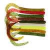 A FISH LURE Knife Tail Soft Worm Fishing Lures 8pcs