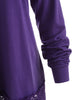 Long Sleeve Lace Panel Hooded T-shirt
