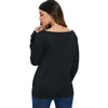 Love Pattern Dropped Shoulder Sweatshirt