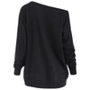 Love Pattern Dropped Shoulder Sweatshirt