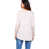 Long Sleeve Asymmetrical T-shirt with Drawstring